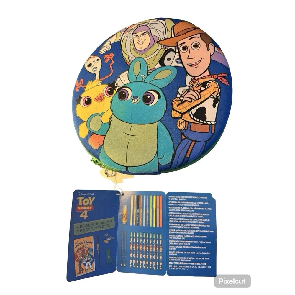 Toy Story 4 Art Kit Case Disney Pixar Coloring Drawing Activity Set Complete
